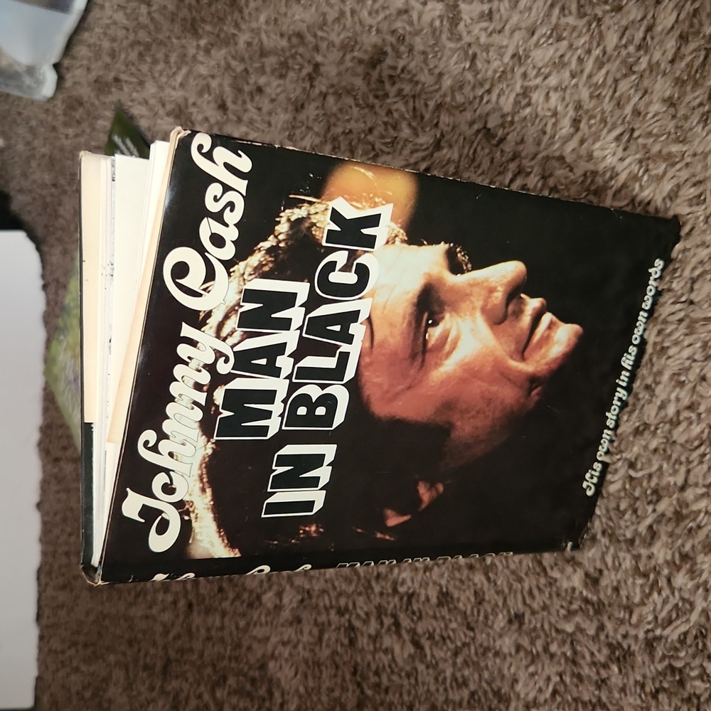 Johnny Cash Man in Black 1st edition